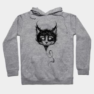 Evil Cat Balloon (black version) Hoodie